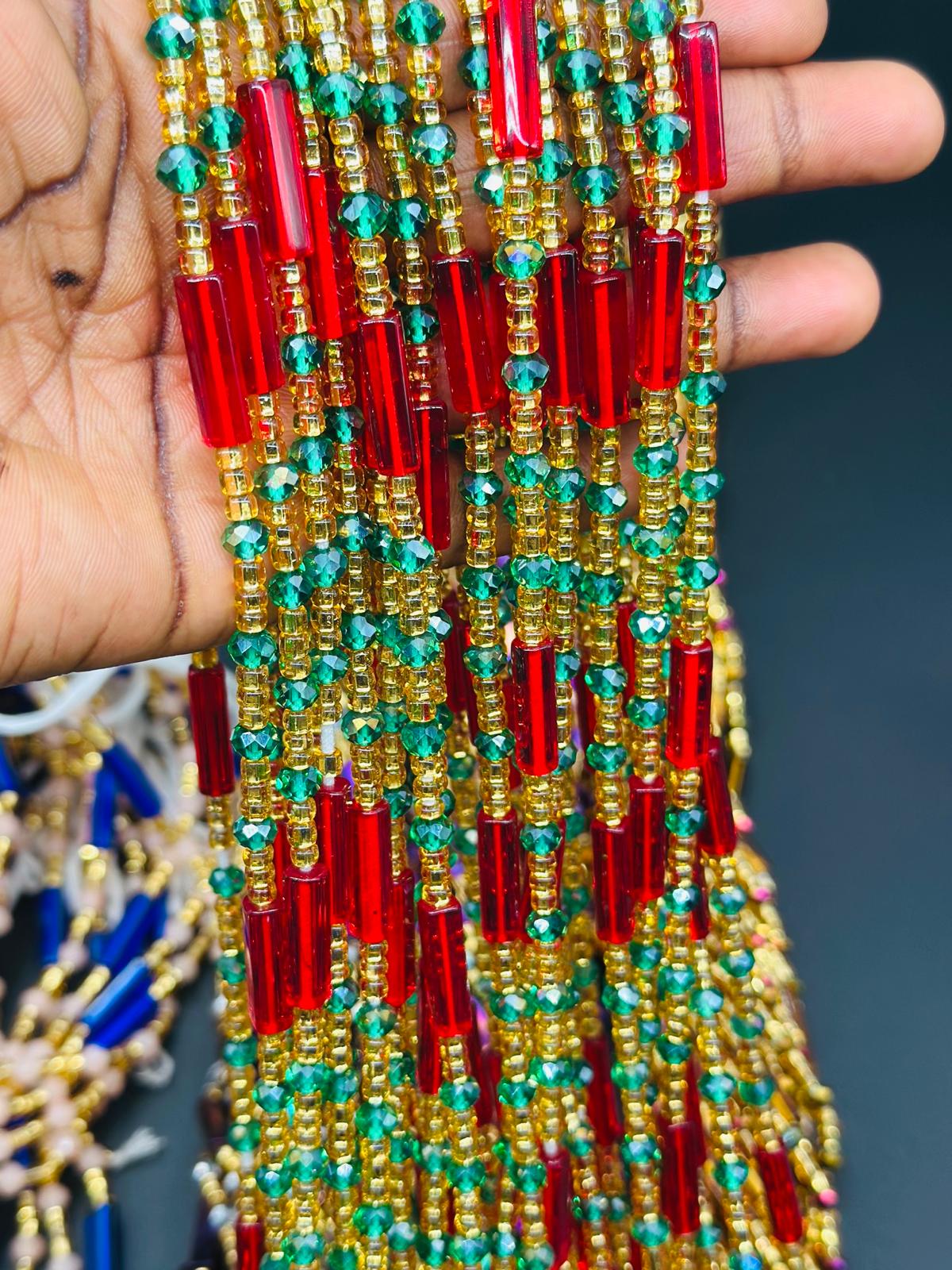 Faith Crystal Waistbeads Wholesale- 1-2days Expedite Free Shipping