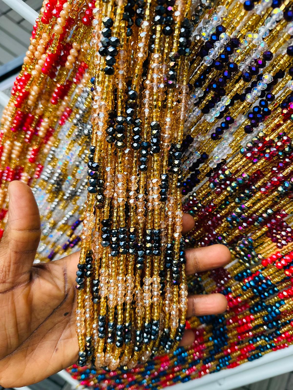 Crystal Waistbeads Wholesale- 1-2days Expedite Free Shipping