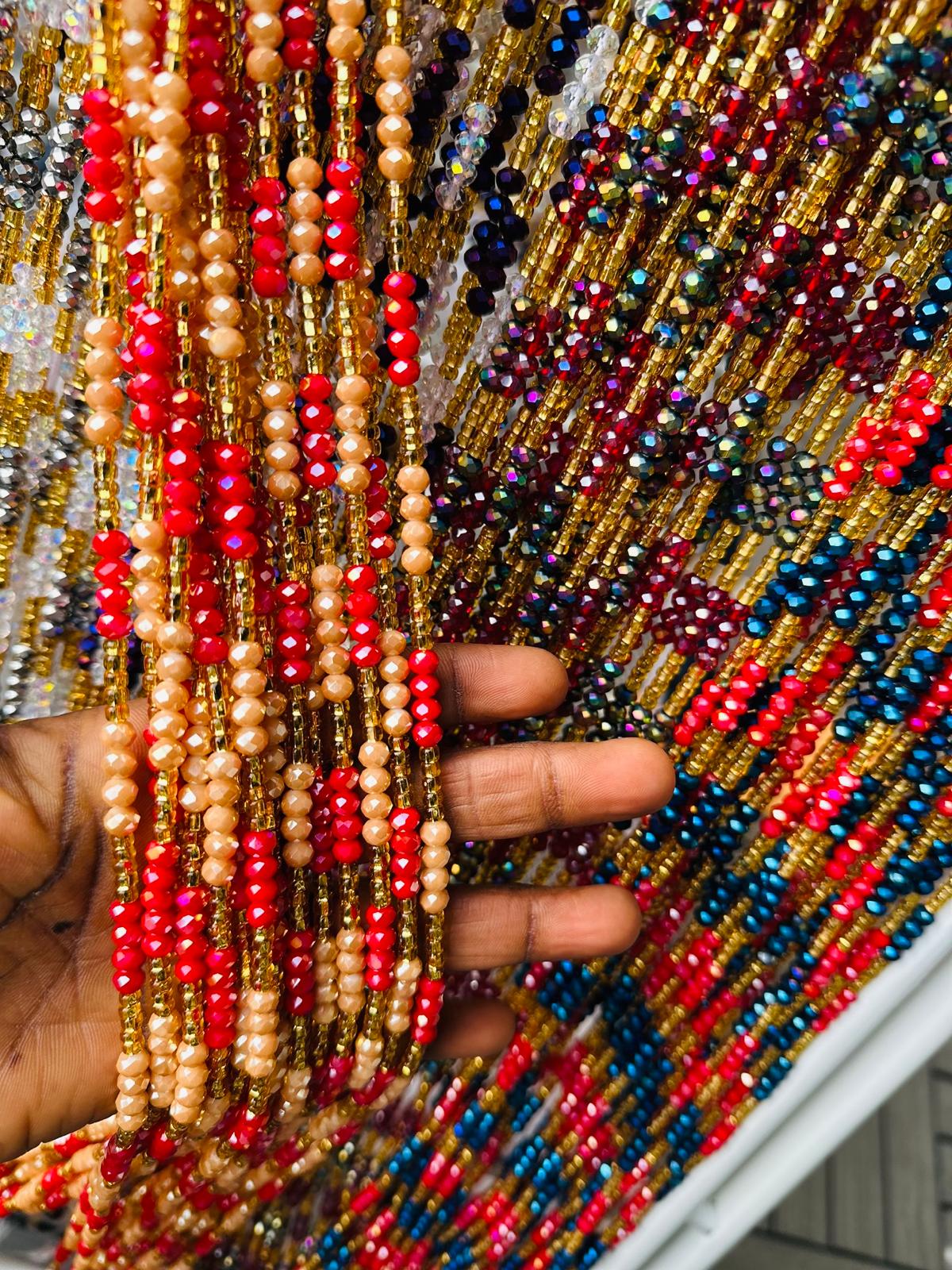 Crystal Waistbeads Wholesale- 1-2days Expedite Free Shipping