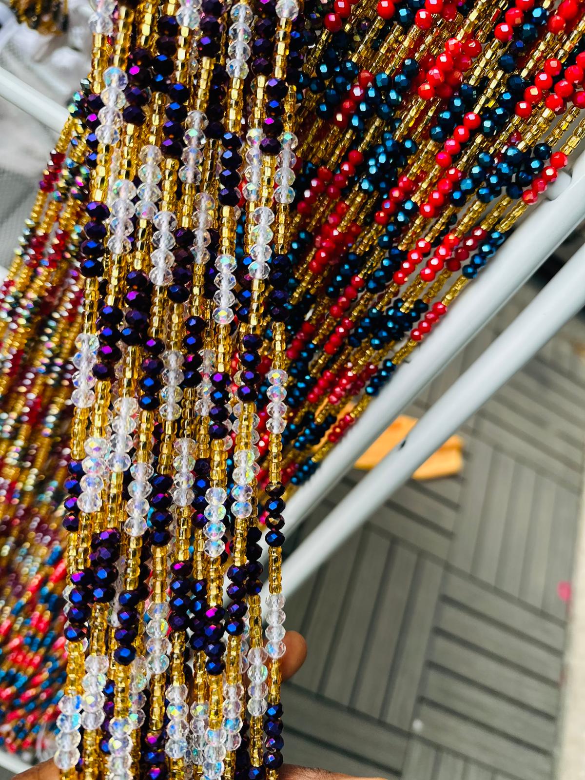 Crystal Waistbeads Wholesale- 1-2days Expedite Free Shipping