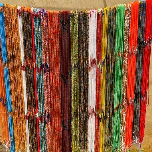 Africa Multicolored Traditional Waistbeads, Clearance Wholesale