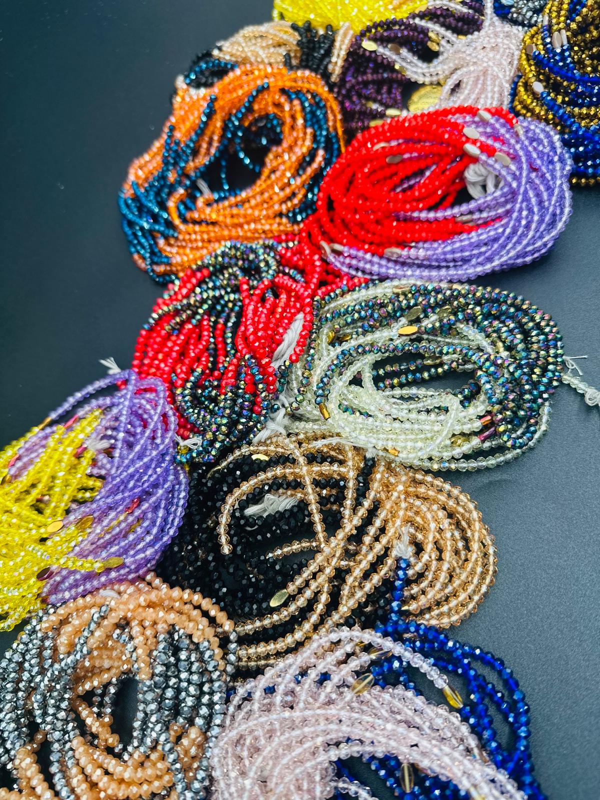 Fashionable Rondel Waist beads Wholesale