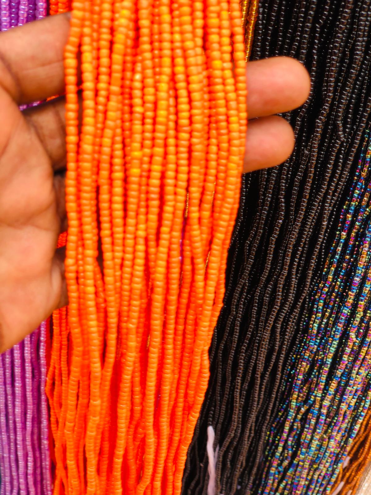 Medium Size Traditional Solid Colored Waistbeads-Wholesale