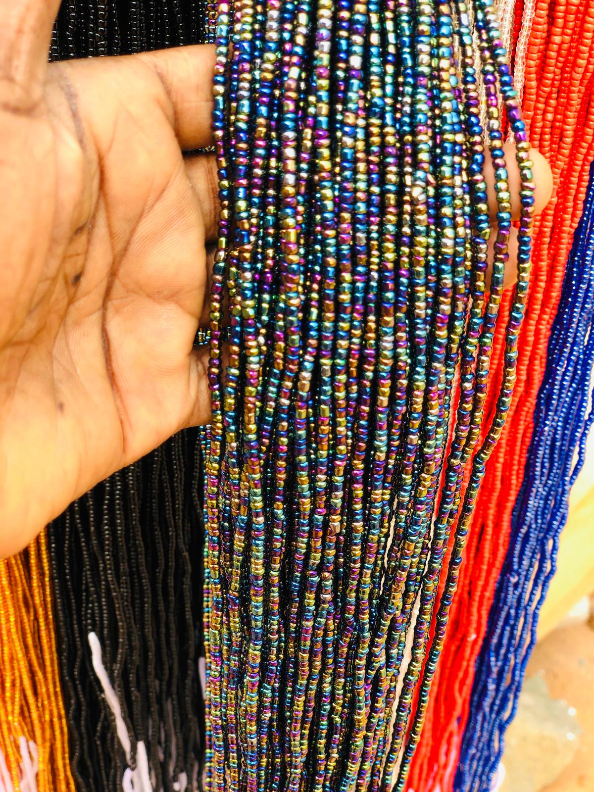 Medium Size Traditional Solid Colored Waistbeads-Wholesale