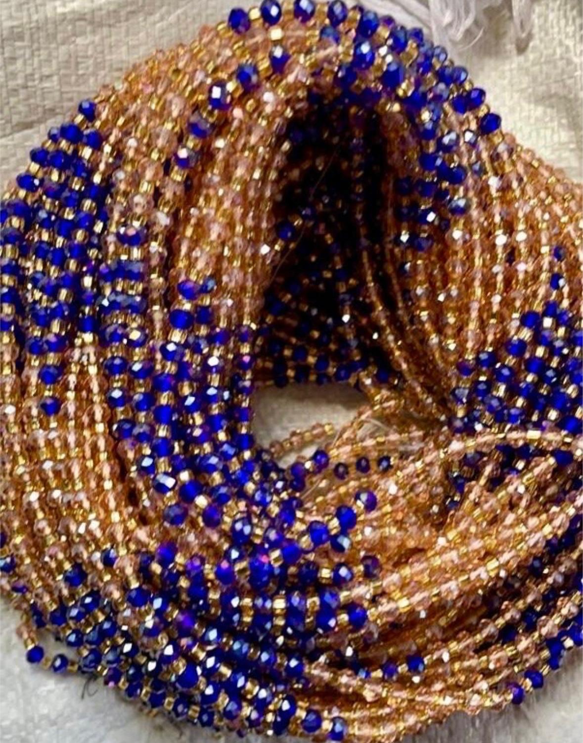 Nia Waistbeads (Wholesale)- WaistBeadsWholesale, BohoStyle,HealingCrystals,BeadedJewelry,WaistBeads,ElegantAccessories, Free Shipping 1-2day