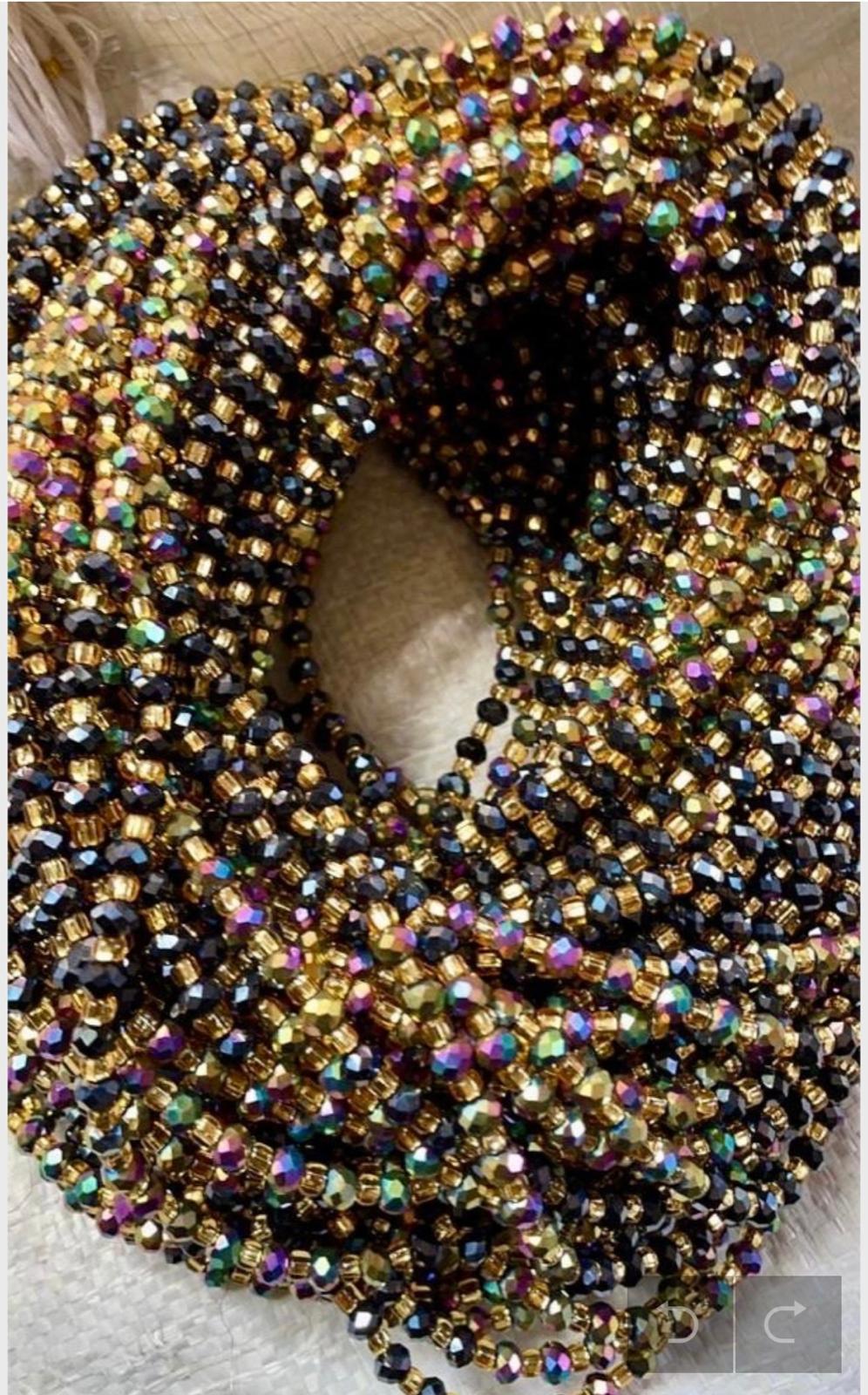 Nia Waistbeads (Wholesale)- WaistBeadsWholesale, BohoStyle,HealingCrystals,BeadedJewelry,WaistBeads,ElegantAccessories, Free Shipping 1-2day