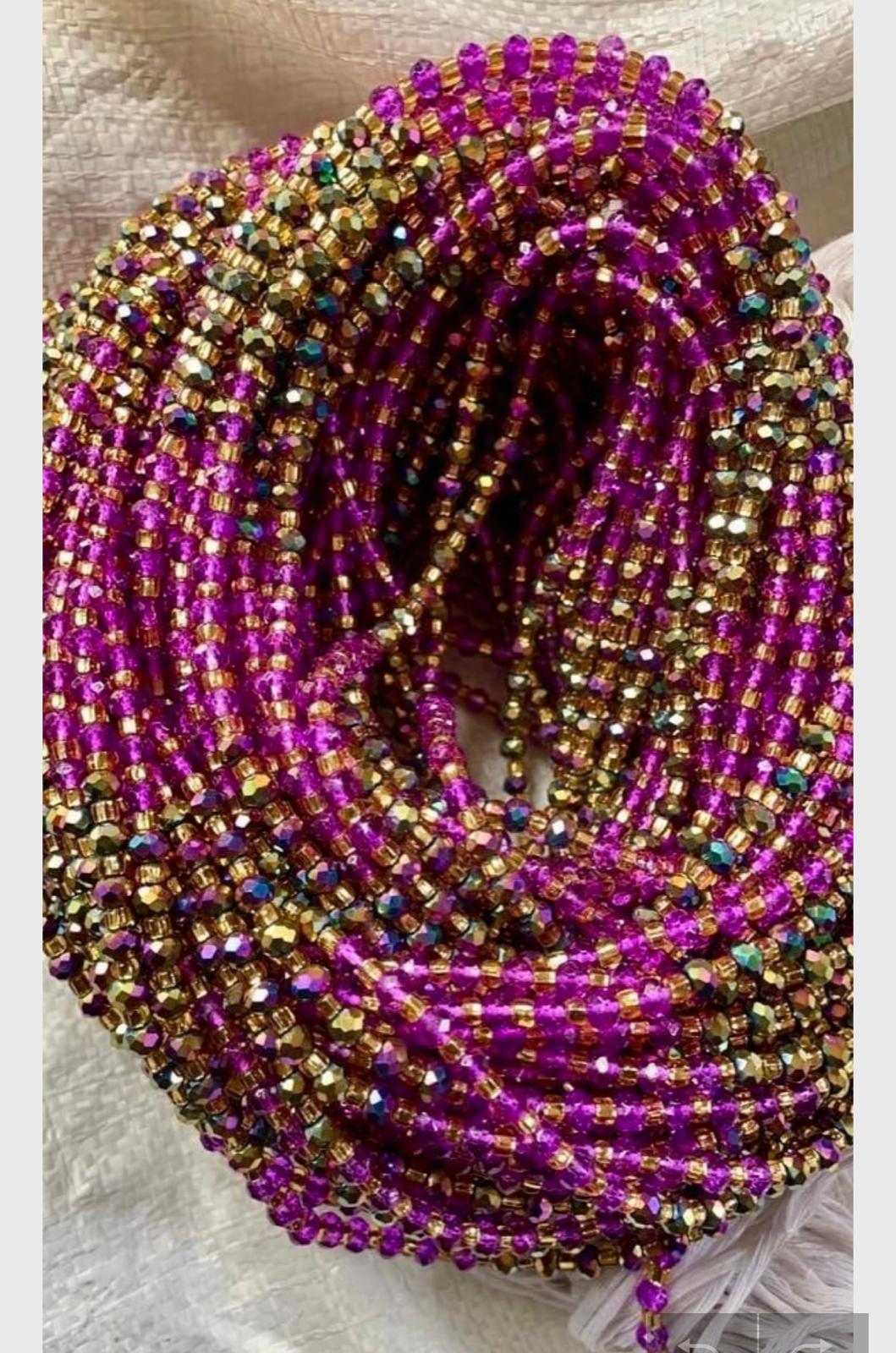 Nia Waistbeads (Wholesale)- WaistBeadsWholesale, BohoStyle,HealingCrystals,BeadedJewelry,WaistBeads,ElegantAccessories, Free Shipping 1-2day