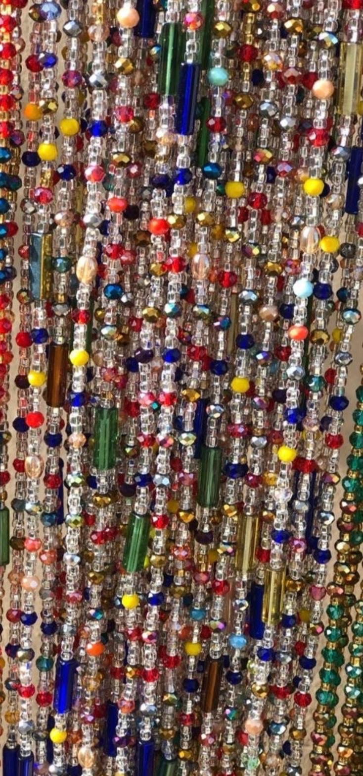 Nia Waistbeads (Wholesale)- WaistBeadsWholesale, BohoStyle,HealingCrystals,BeadedJewelry,WaistBeads,ElegantAccessories, Free Shipping 1-2day