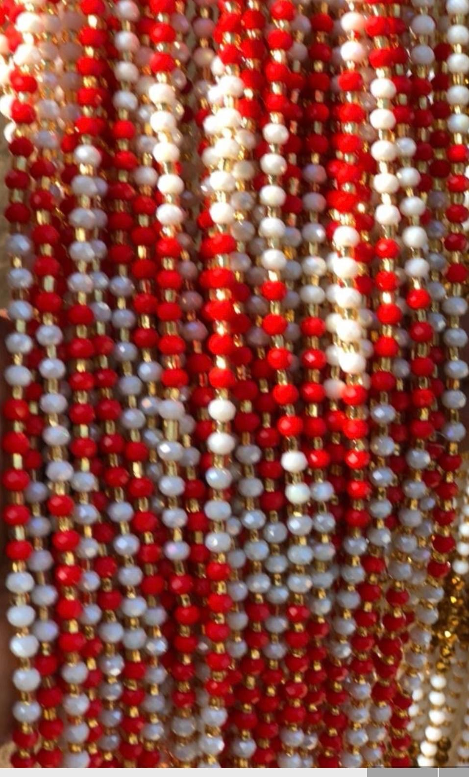 Nia Waistbeads (Wholesale)- WaistBeadsWholesale, BohoStyle,HealingCrystals,BeadedJewelry,WaistBeads,ElegantAccessories, Free Shipping 1-2day