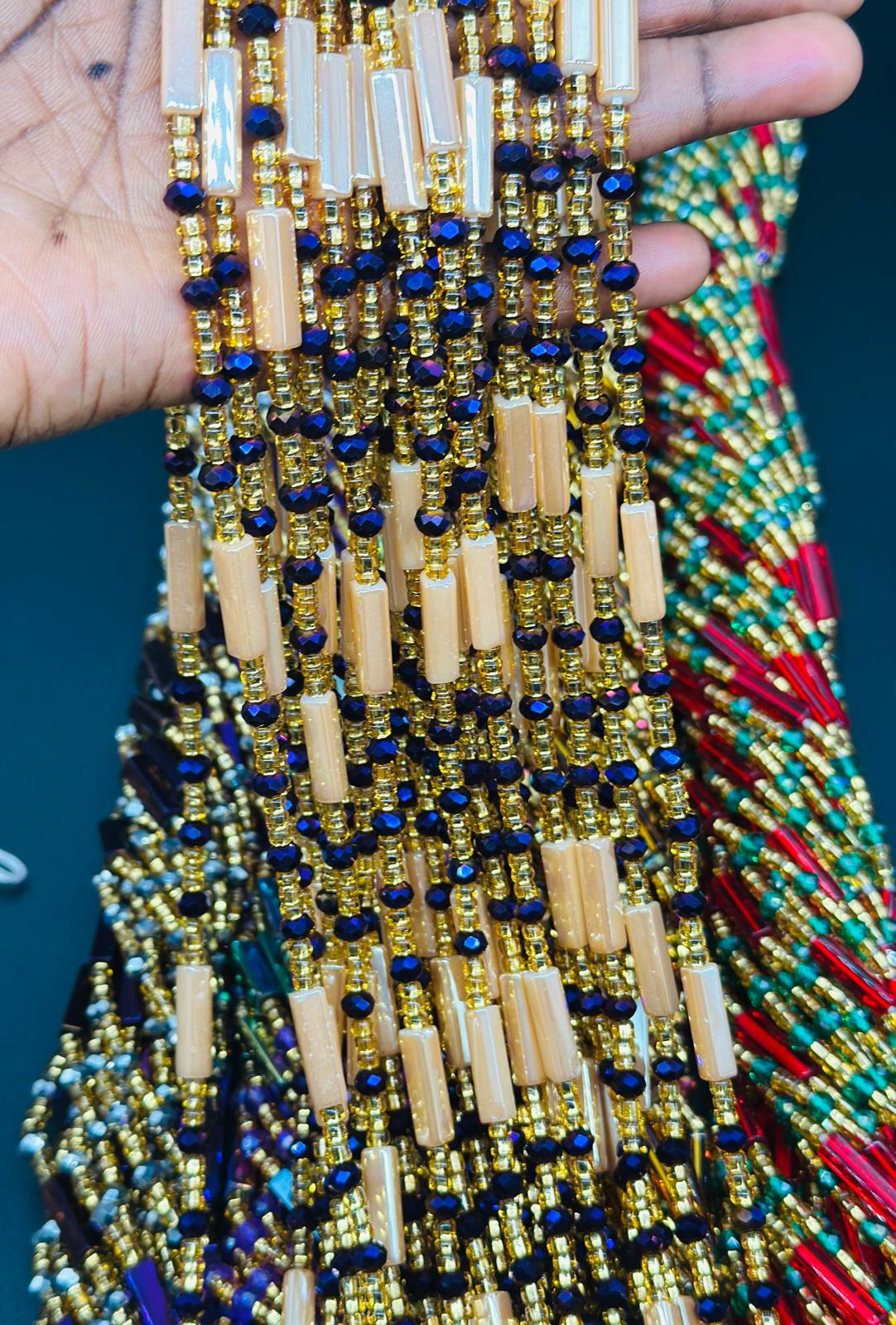 Faith Crystal Waistbeads Wholesale- 1-3days Expedite Free Shipping