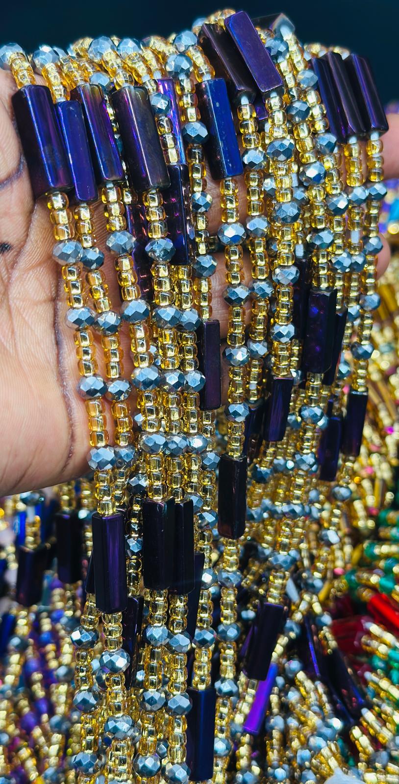 Faith Crystal Waistbeads Wholesale- 1-3days Expedite Free Shipping
