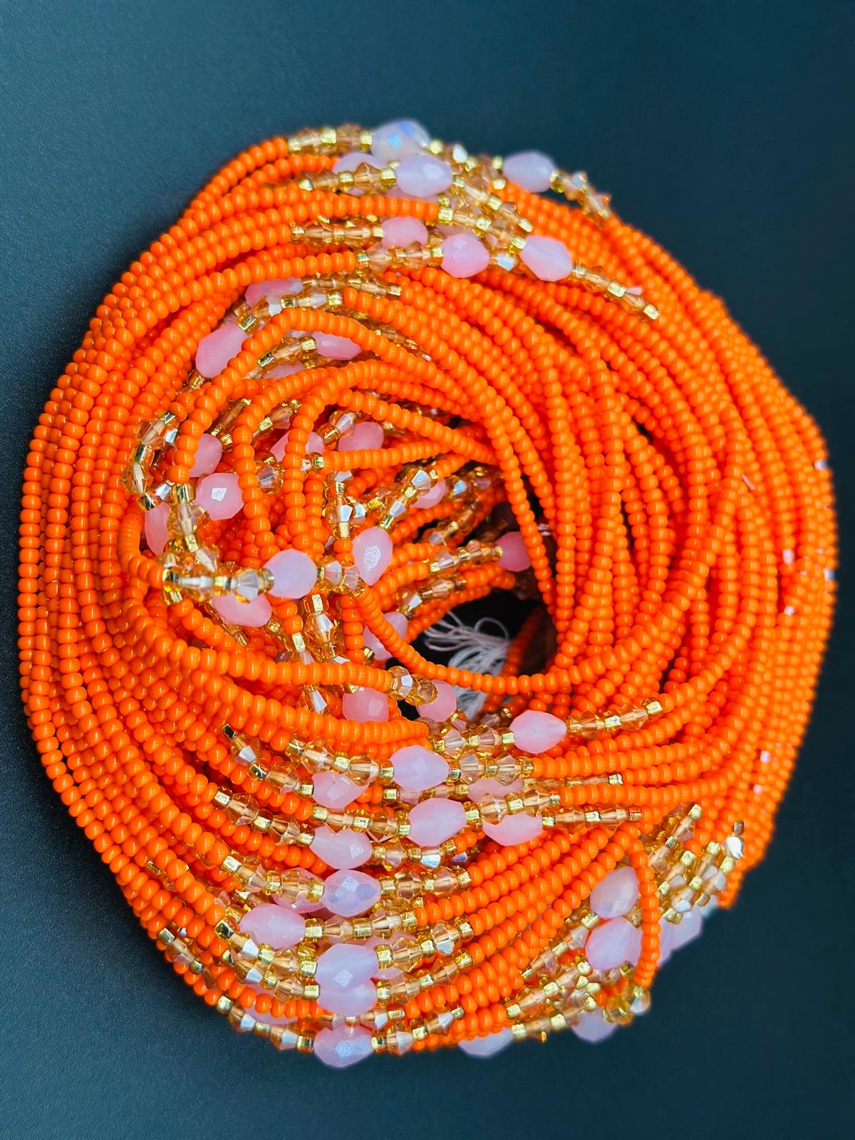 Beautiful strands - Bulk, 50inches, Frosted/Crystal Waistbeads, Woman Waistbeads,Waistbeads, Belly chain, 1-2 Expedite Free Shipping