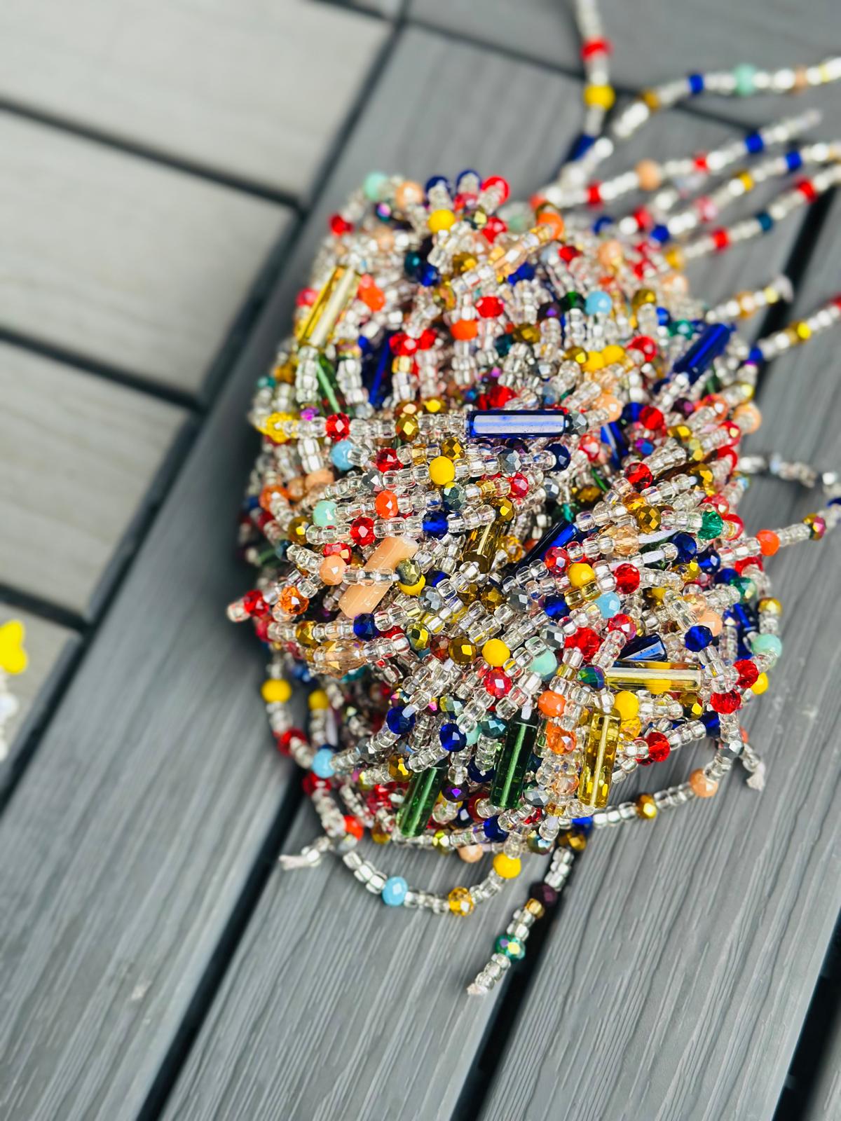 Essence Grab bag- (1-3days) Free Shipping, Wholesale African Waist Beads, Bulk Waist Bead Supplies, Wholesale Waist Bead
