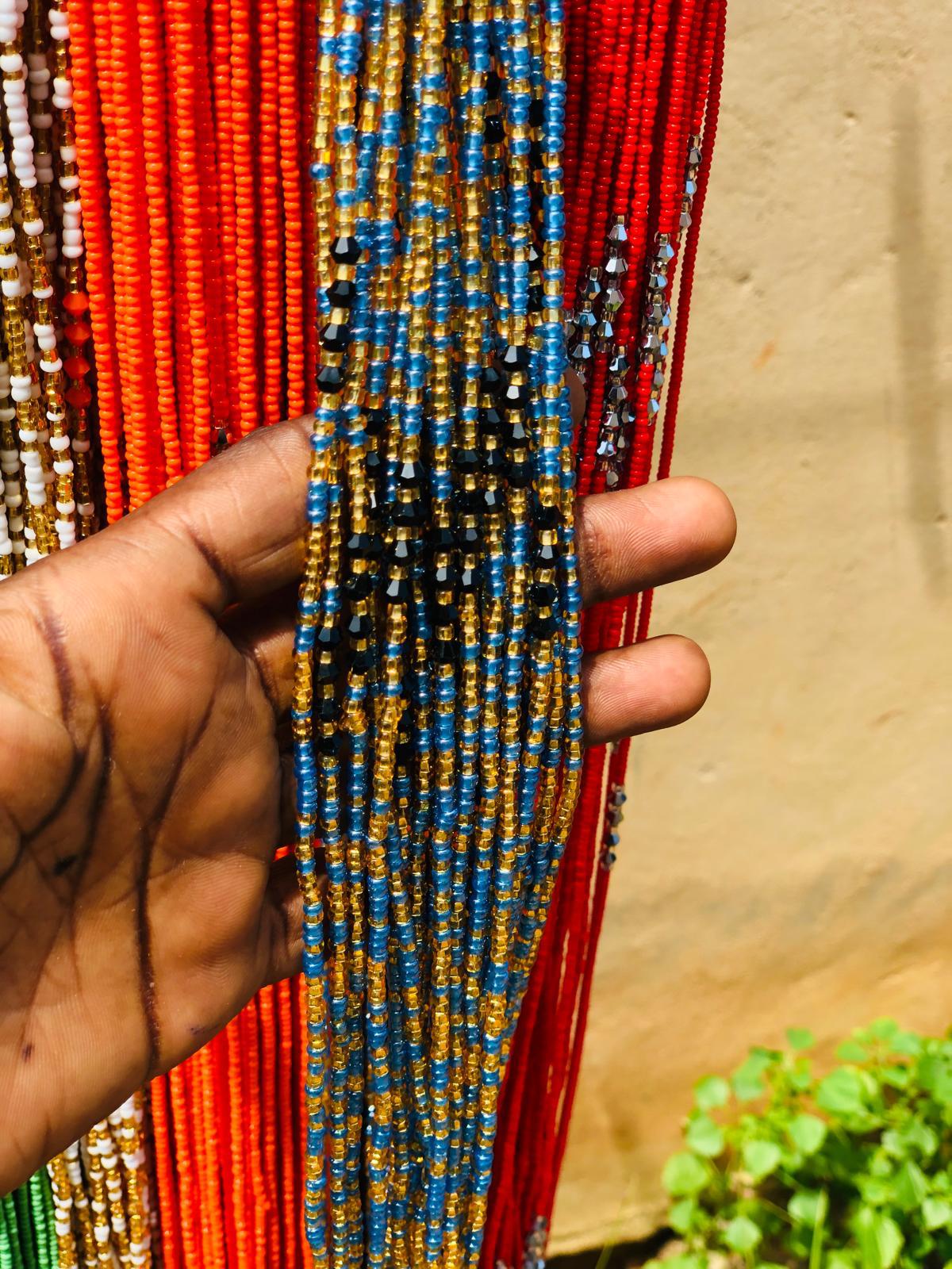 Africa Multicolored Traditional Waistbeads, Clearance Wholesale