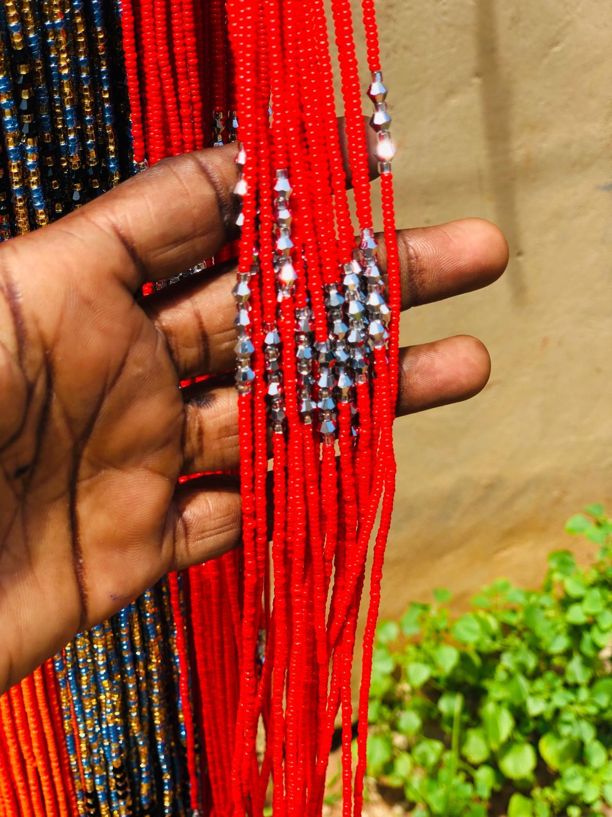 Africa Multicolored Traditional Waistbeads, Clearance Wholesale
