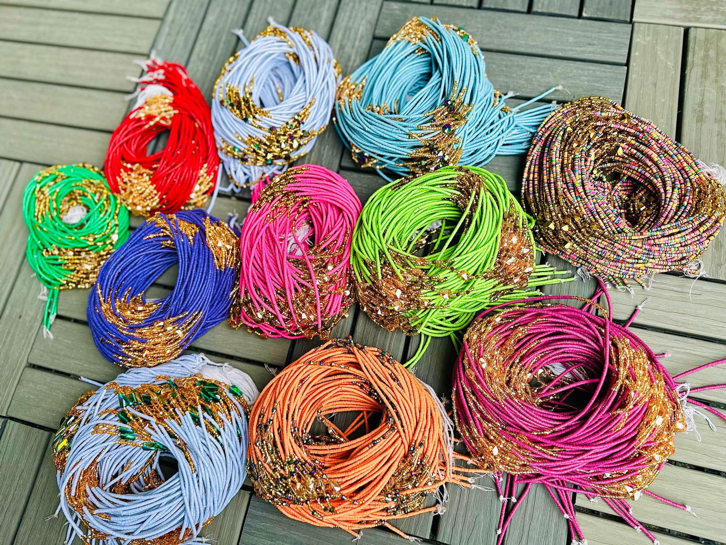 Colorful Vinyl waistbeads