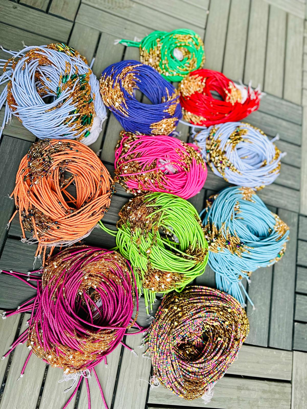 Colorful Vinyl waistbeads