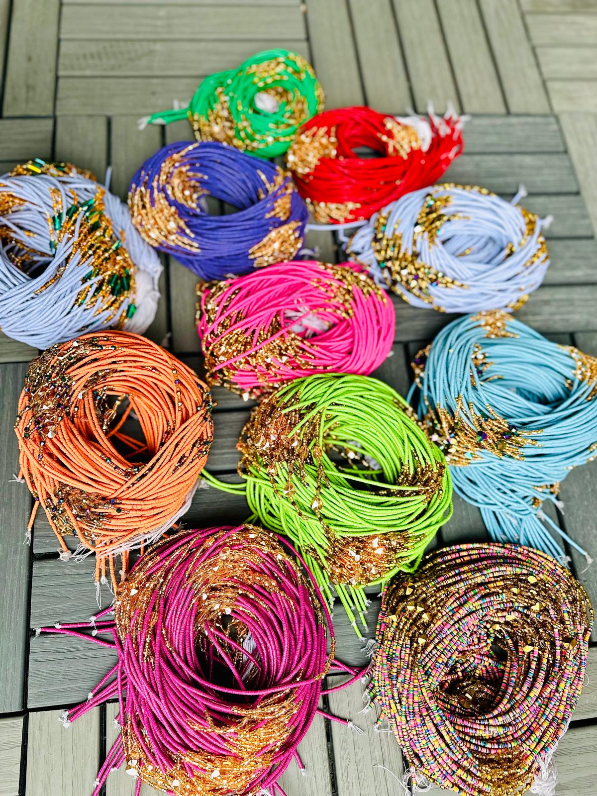 Colorful Vinyl waistbeads