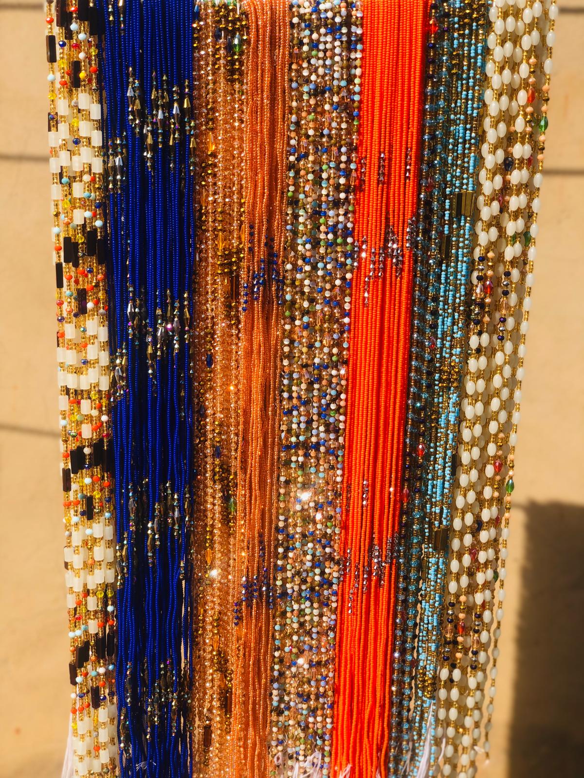Ahuofe beads Wholesale- Ghanawaistbeads, Assortedwholesale,waistbeads,Bulk waistbeads,Waistbead lot, Expedite Free Shipping 1-2 days