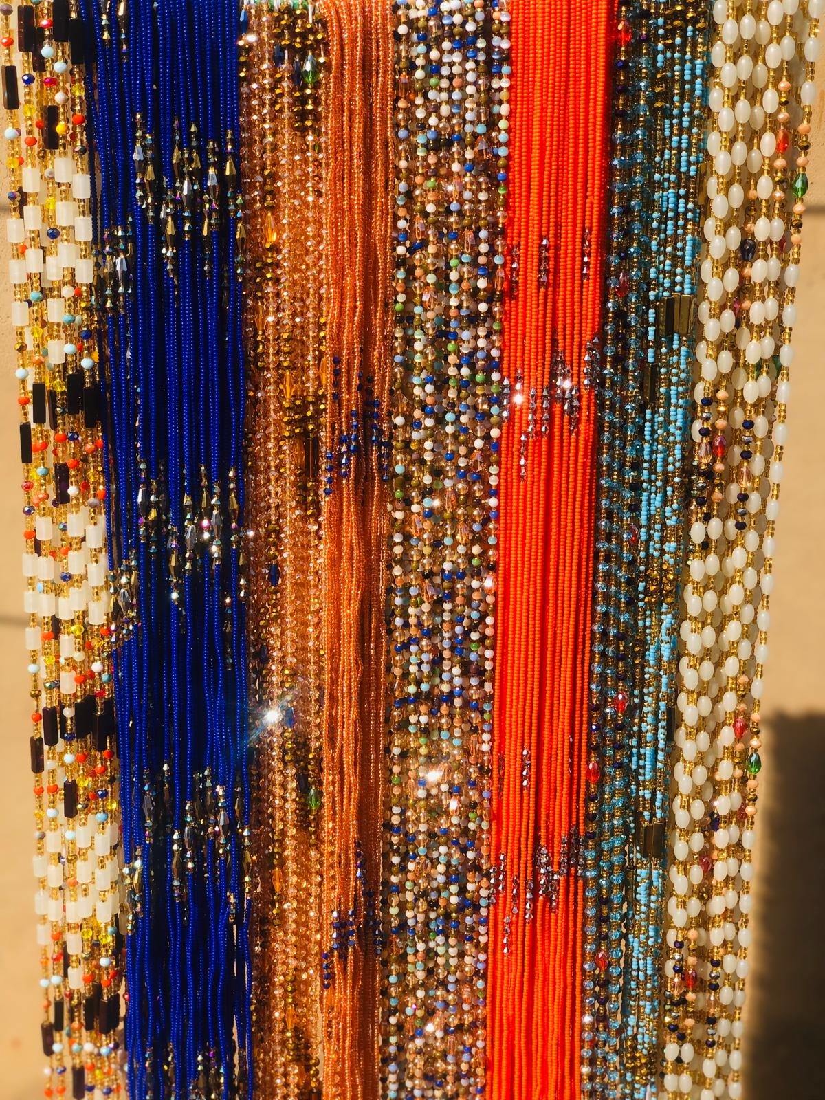 Ahuofe beads Wholesale- Ghanawaistbeads, Assortedwholesale,waistbeads,Bulk waistbeads,Waistbead lot, Expedite Free Shipping 1-2 days