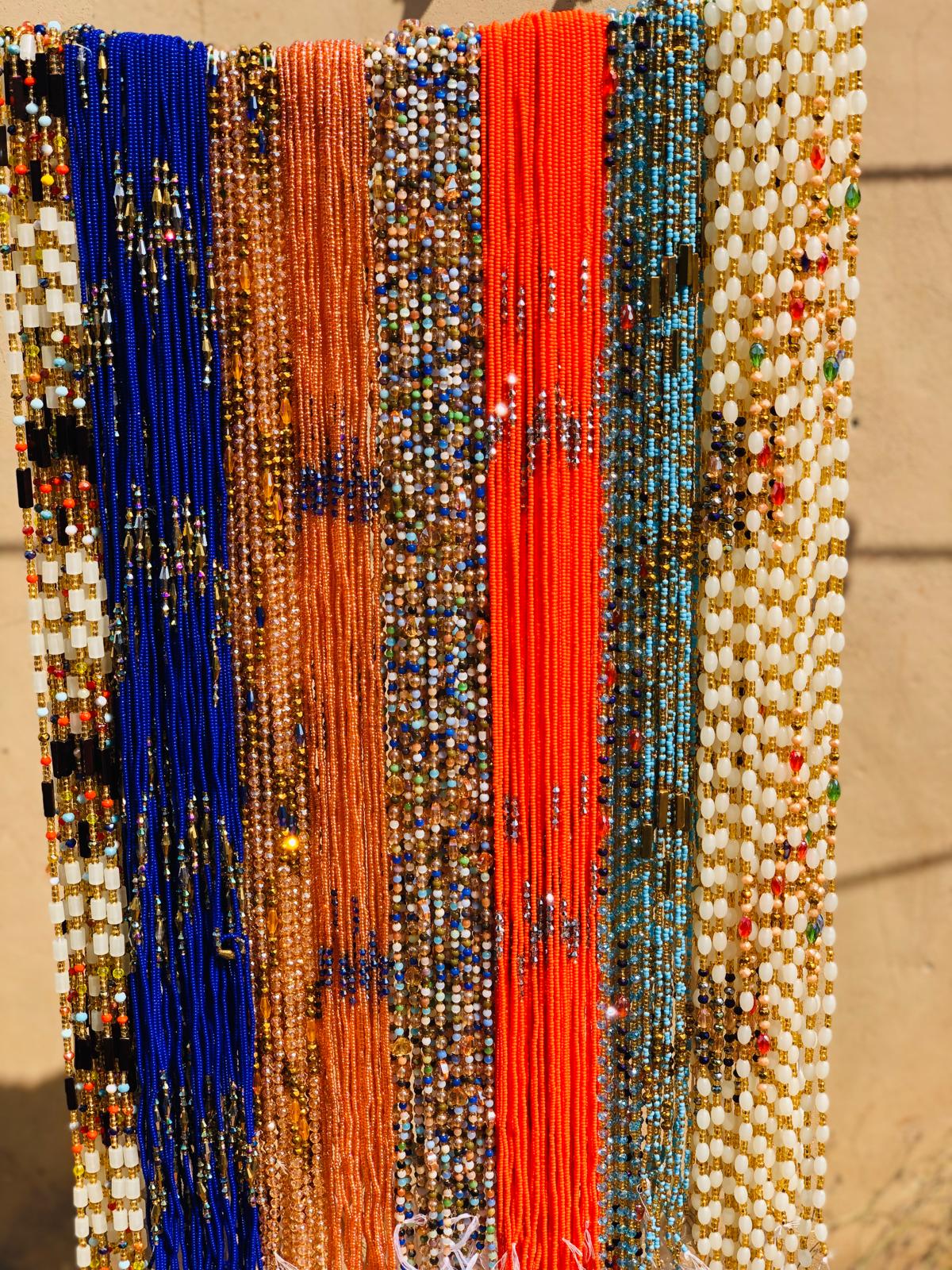 Ahuofe beads Wholesale- Ghanawaistbeads, Assortedwholesale,waistbeads,Bulk waistbeads,Waistbead lot, Expedite Free Shipping 1-2 days