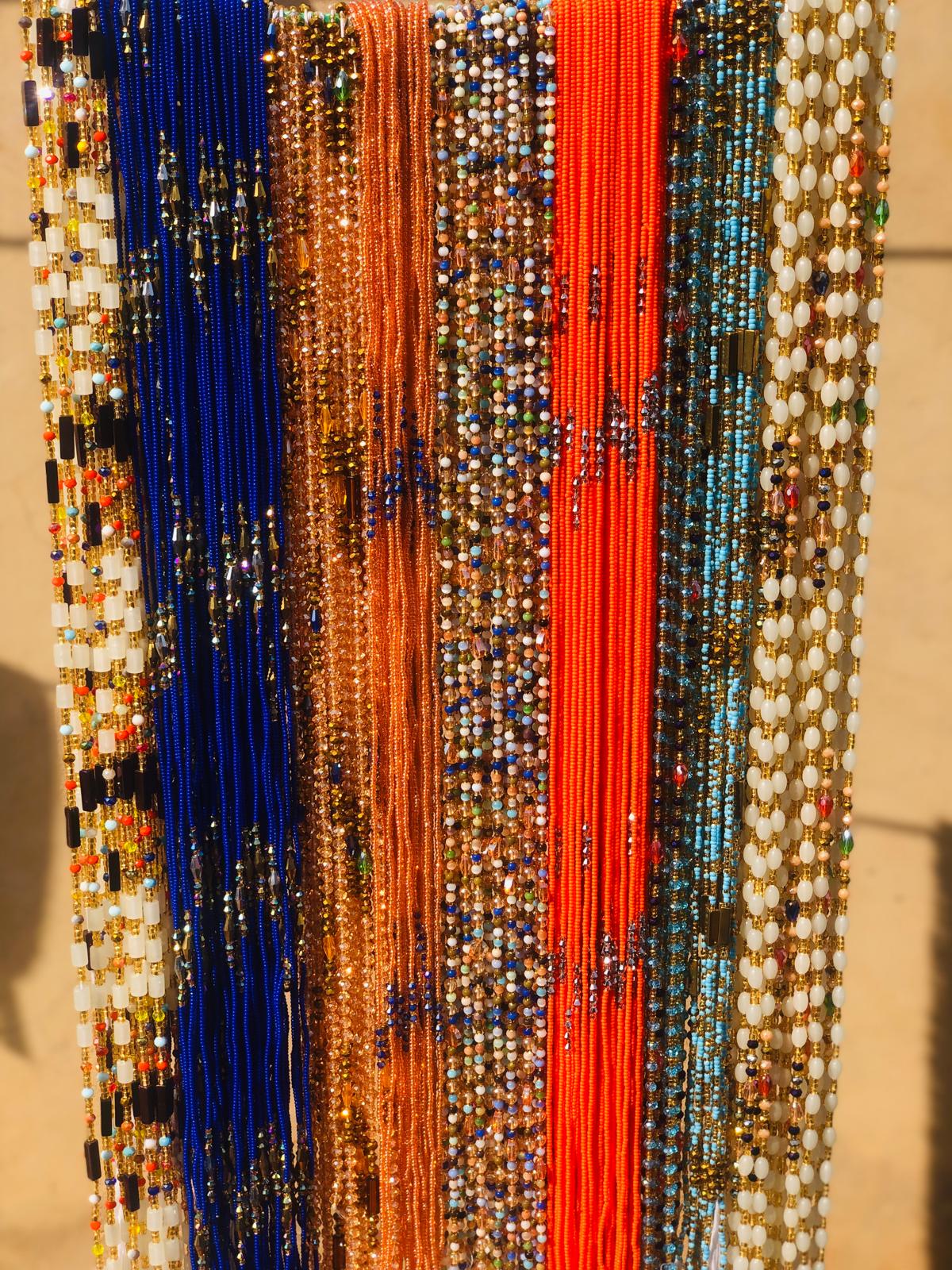 Ahuofe beads Wholesale- Ghanawaistbeads, Assortedwholesale,waistbeads,Bulk waistbeads,Waistbead lot, Expedite Free Shipping 1-2 days