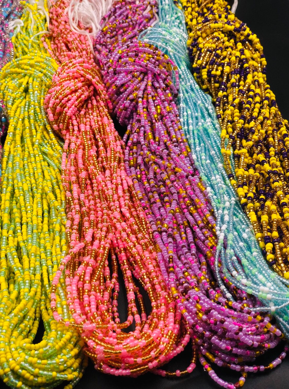 Bright Multicolored Traditional Waistbeads Wholesale