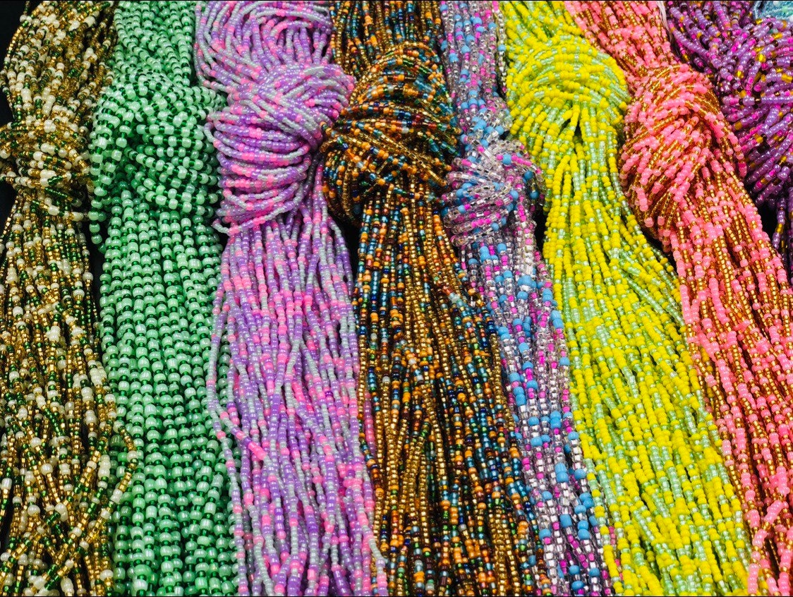 Bright Multicolored Traditional Waistbeads Wholesale