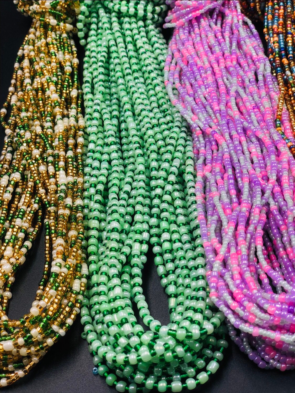 Bright Multicolored Traditional Waistbeads Wholesale
