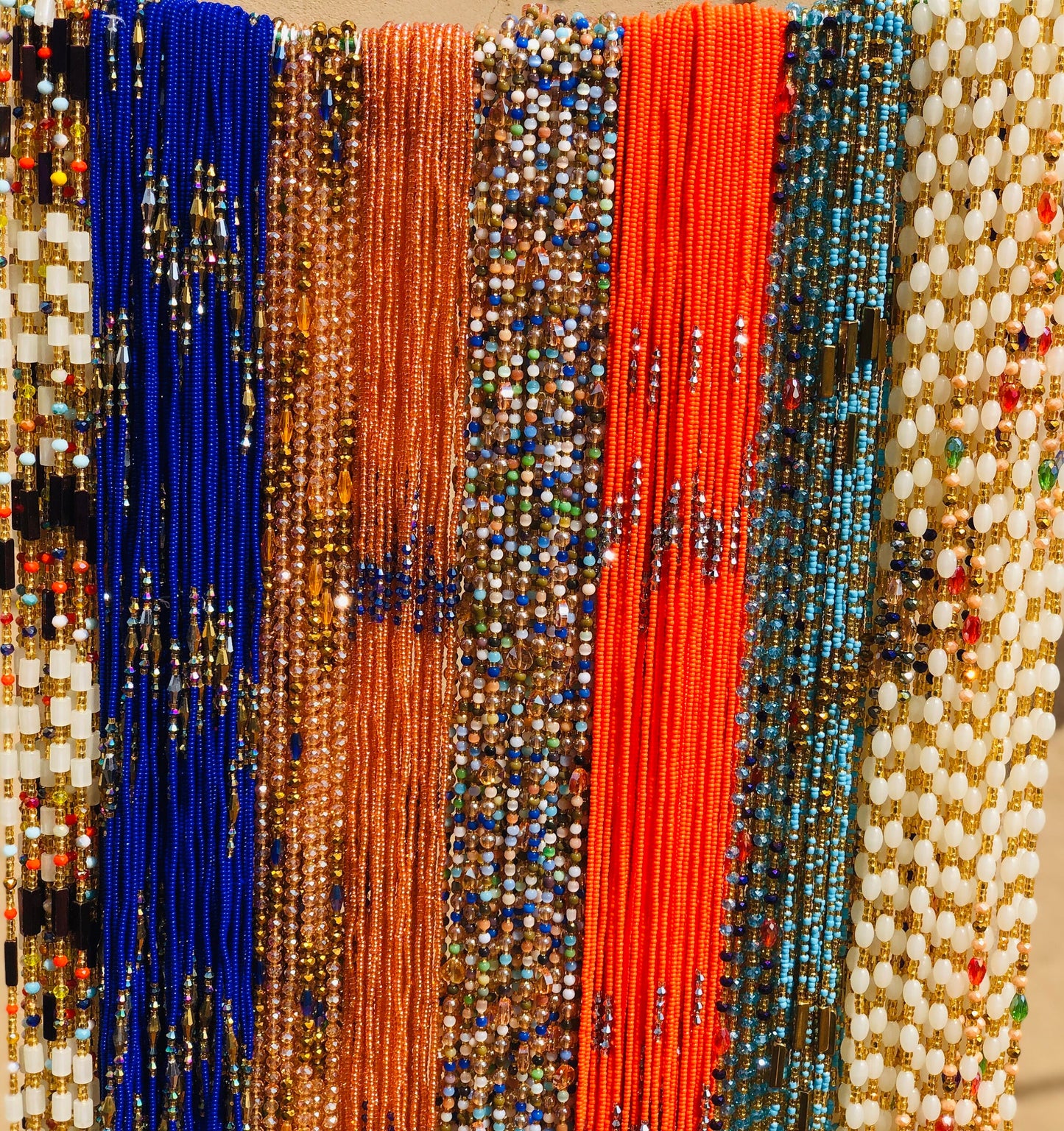 Ahuofe beads Wholesale- Ghanawaistbeads, Assortedwholesale,waistbeads,Bulk waistbeads,Waistbead lot, Expedite Free Shipping 1-3 days