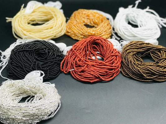Natural Earthtone Traditional Waistbeads -