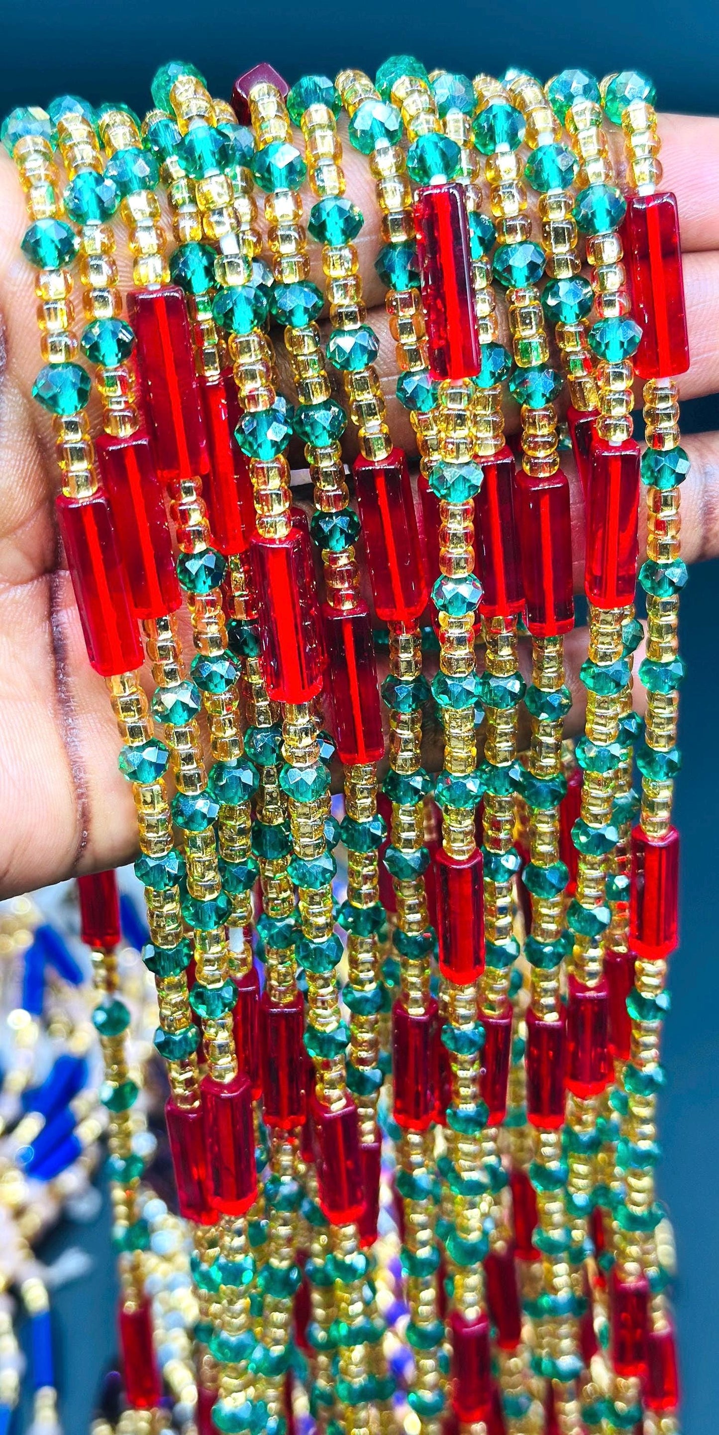Faith Crystal Waistbeads Wholesale- 1-3days Expedite Free Shipping