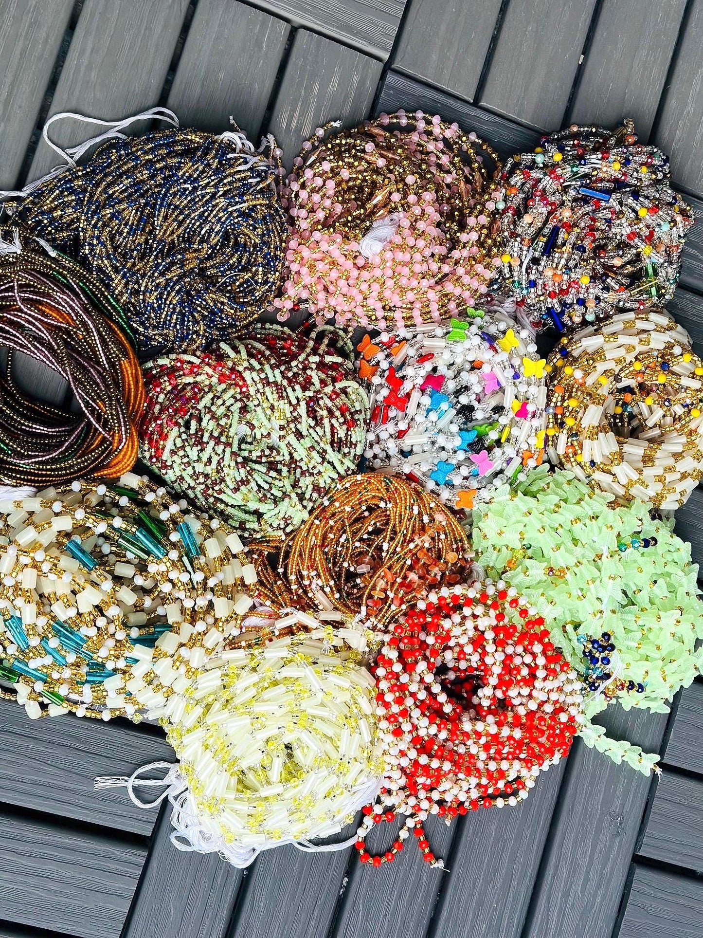 Essence Grab bag- (1-3days) Free Shipping, Wholesale African Waist Beads, Bulk Waist Bead Supplies, Wholesale Waist Bead