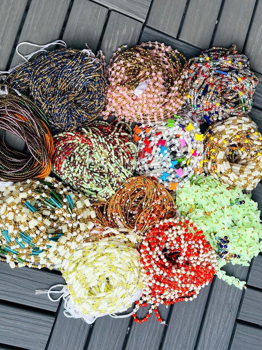 Essence Grab bag- (1-3days) Free Shipping, Wholesale African Waist Beads, Bulk Waist Bead Supplies, Wholesale Waist Bead