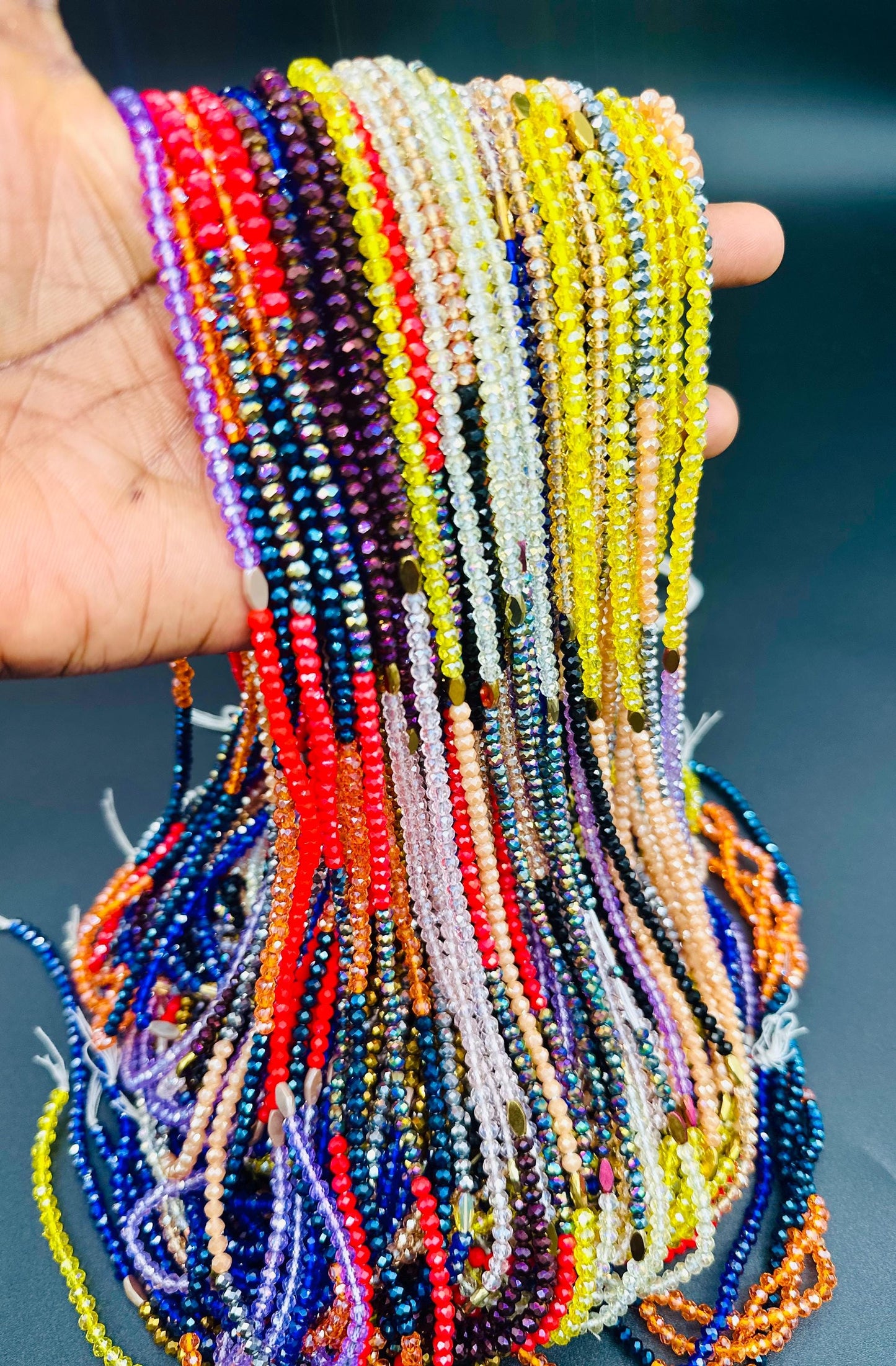 Fashionable Rondel Waistbeads Wholesale