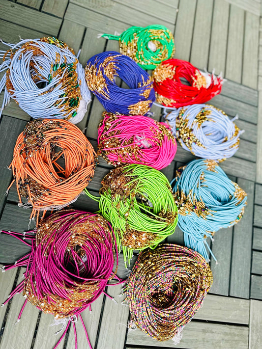 Colorful Vinyl waistbeads