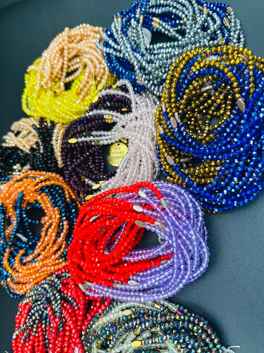 Fashionable Rondel Waistbeads Wholesale