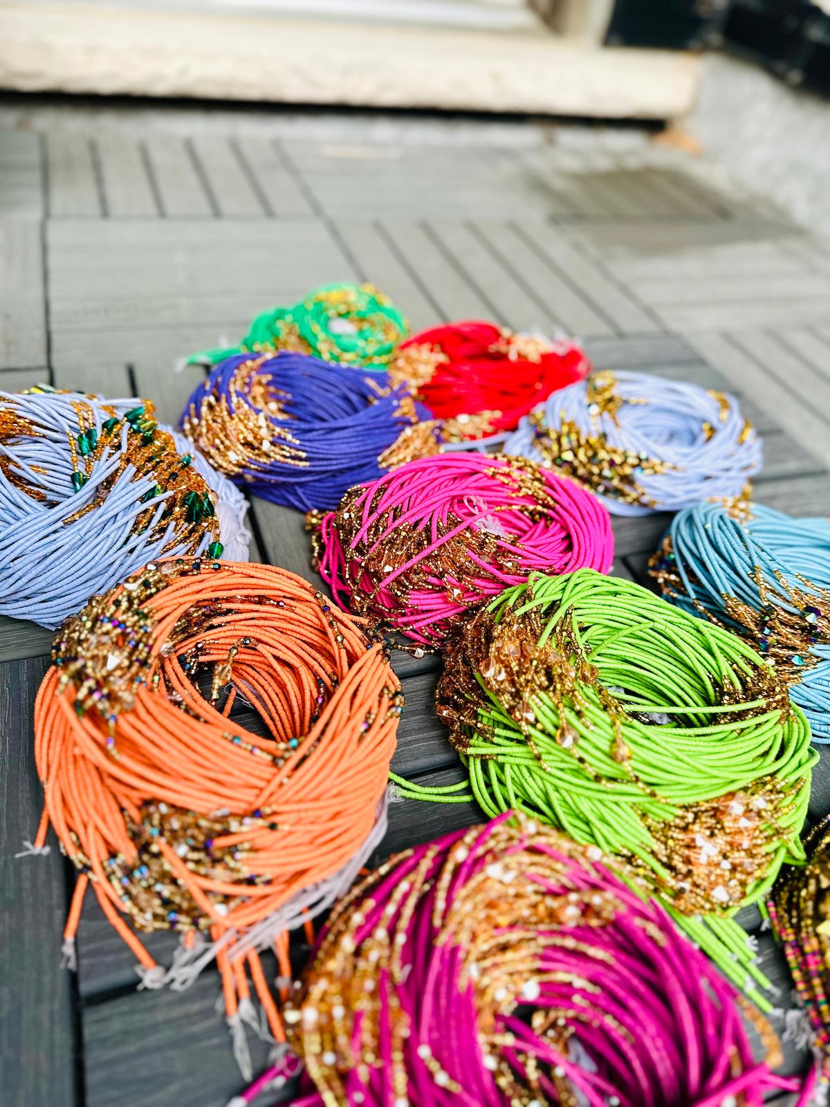 Colorful Vinyl waistbeads