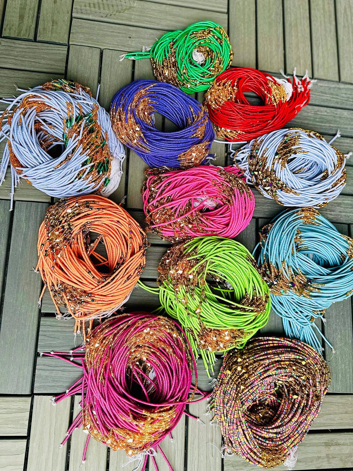 Colorful Vinyl waistbeads