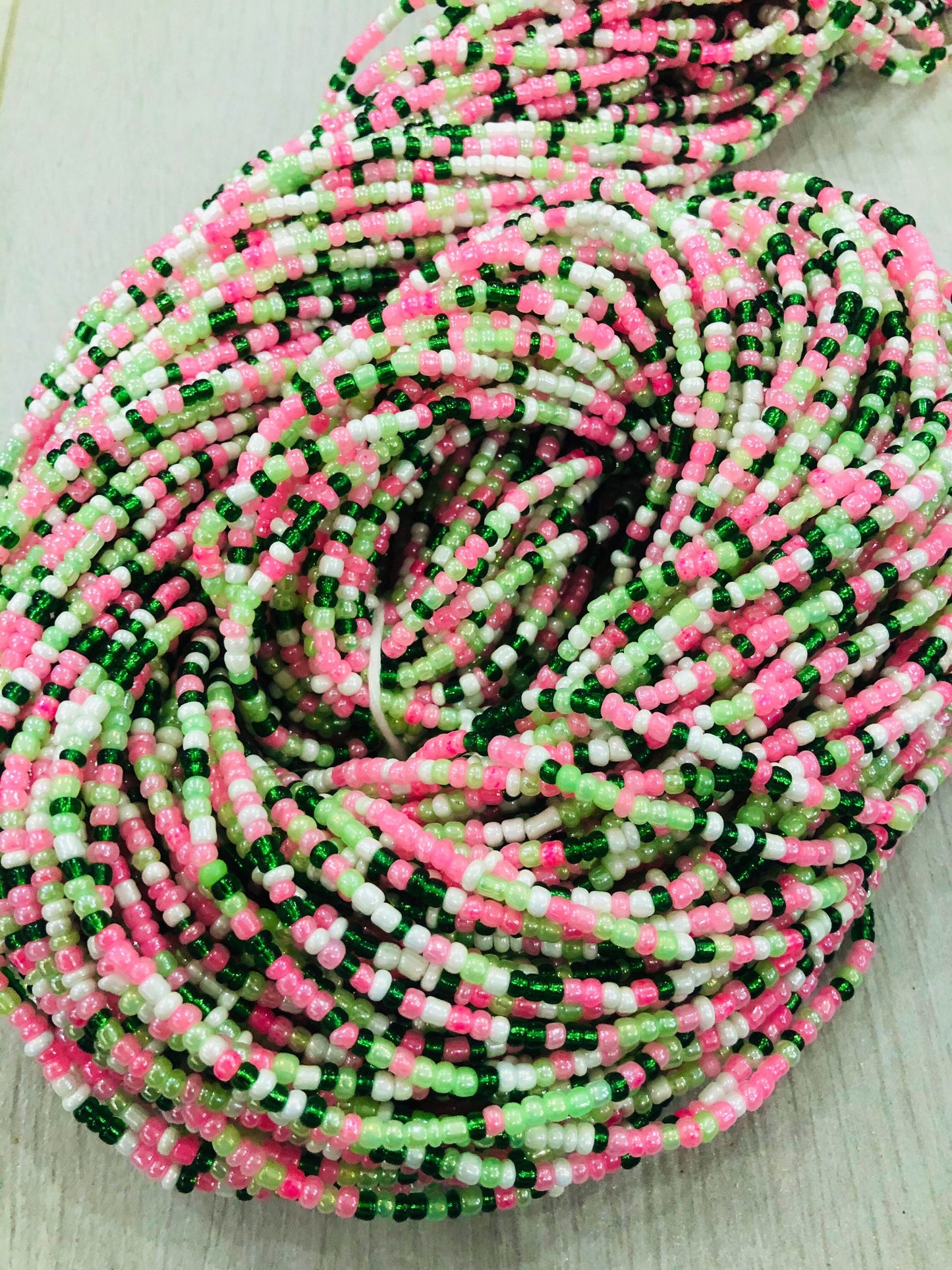 Waistbeads delicious - Wholesale waistbeads, tie-on waistbeads, bulk waistbeads, Ghana waistbeads. 50”