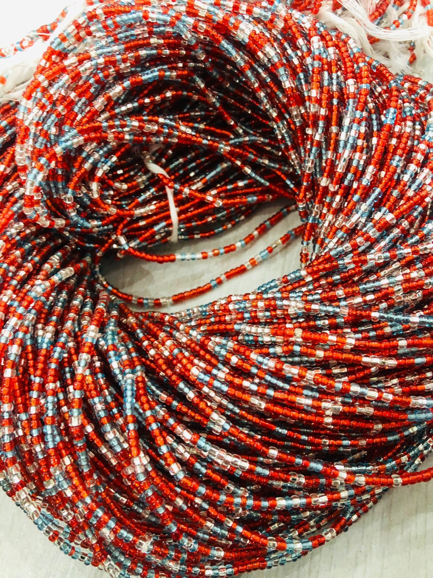 Waistbeads delicious - Wholesale waistbeads, tie-on waistbeads, bulk waistbeads, Ghana waistbeads. 50”