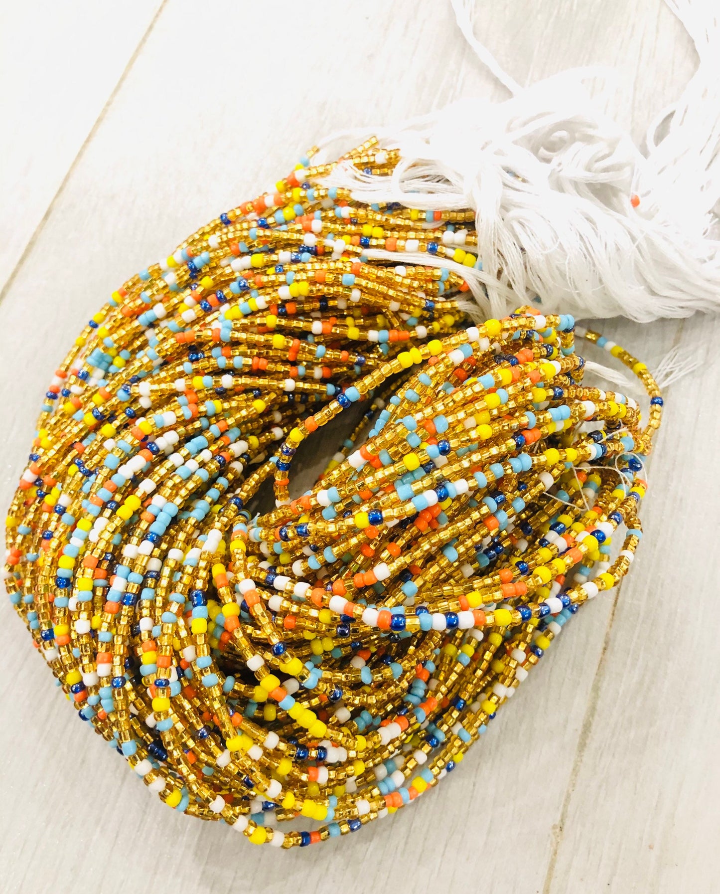 Waistbeads delicious - Wholesale waistbeads, tie-on waistbeads, bulk waistbeads, Ghana waistbeads. 50”