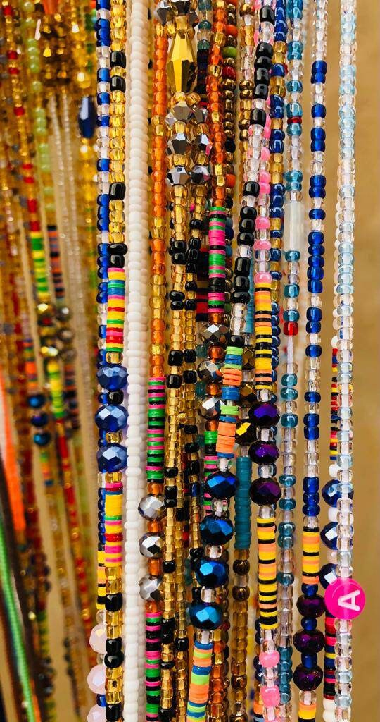 New Varieties of African Waistbeads (Czech beads, Vinyl beads and Traditional African Waistbeads) Wholesale- Free Expedite Shipping